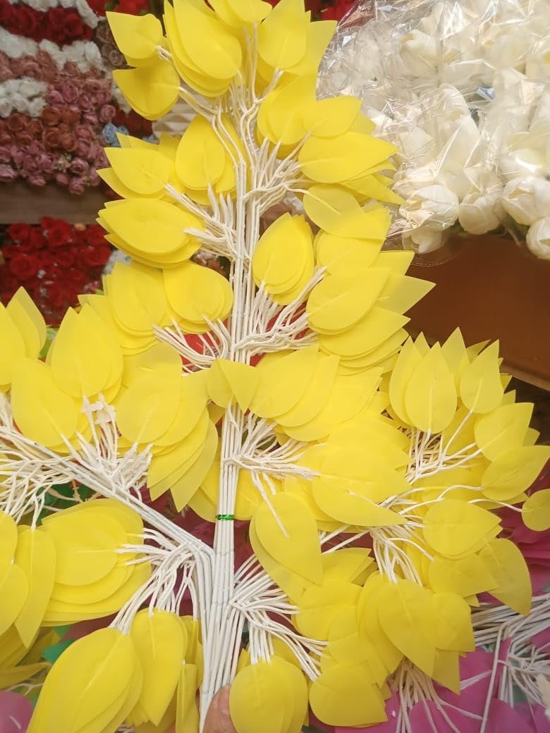 نبات صناعي ( حزمة نباتات صناعية بنجامينا 12 فرع يعطي لون جمالا للمكان وجود عالية ) (نبات بنجمينا بلون ابيض) - صورة 10