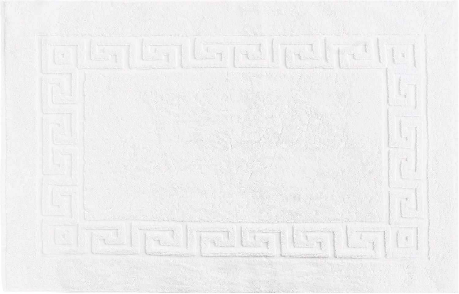 دواسة حمام مصنوعة من القطن بنسبة 100% ناعمة وعالية الامتصاص، سريعة الجفاف بتصميم حواف أنيقة، متينة ومريحة للاستخدام في الحمام والمنزل والسبا، لون بترولي، مقاس 51×73 سم - صورة 2