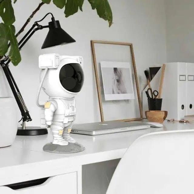 وناسة نجوم وليزر بتصميم رائد فضاء – إضاءة ديكور عصرية لغرف النوم وغرف الأطفال وأجواء الاسترخاء - صورة 9