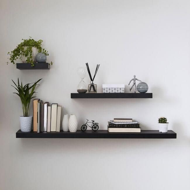 رفوف حائط خشبية MDF، تصميم عصري، مقاومة للماء والخدوش ، 3 قطع ، مقاس 15x20 , 15x40 , 15x60 , مع مستلزمات التثبيت , متعدد الاستخدامات , لغرف النوم والمكتب وغرف الاطفال والمطبخ... - صورة 6