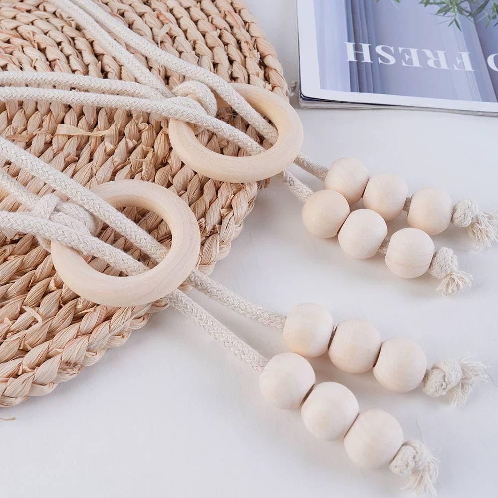 ماسك ستارة لتزيين وتثبيت الستائر مع اكسسوارات مميزة من الخشب من Next Store - صورة 11