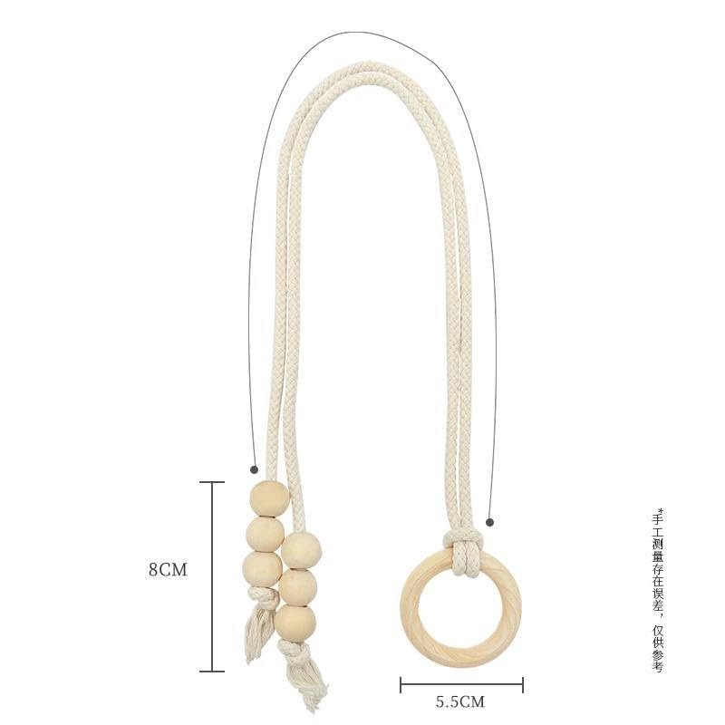 ماسك ستارة لتزيين وتثبيت الستائر مع اكسسوارات مميزة من الخشب من Next Store - صورة 10