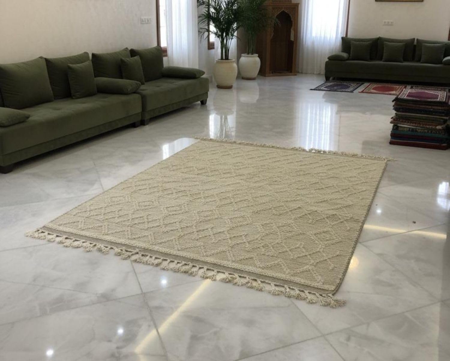 سجادة كيليم مقاس 150×200 من متجر مكرمية - صورة 2
