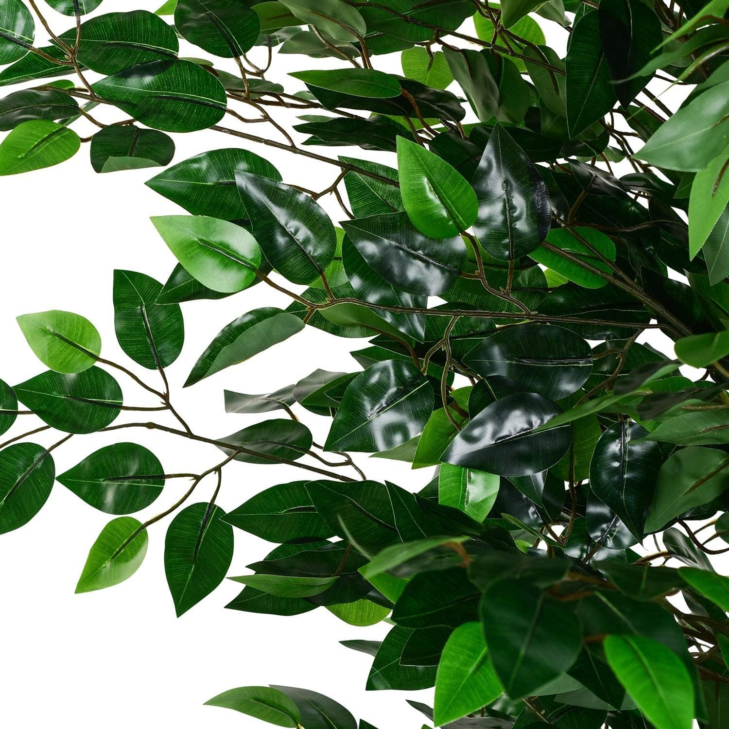 شجرة اللبخ الصناعية بطول 1.8 متر، شجرة صناعية في اصيص، اشجار ديكور للمنزل والمطبخ والمكتب وغرفة المعيشة - صورة 2