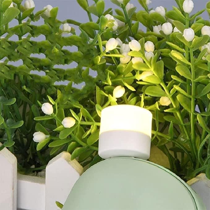 لمبة فيشة USB للكمبيوتر والموبايل، اباجورة مكتب LED دائرية صغيرة لحماية العين والقراءة من لينونيل، ضوء ابيض (قطعه واحده) - صورة 3