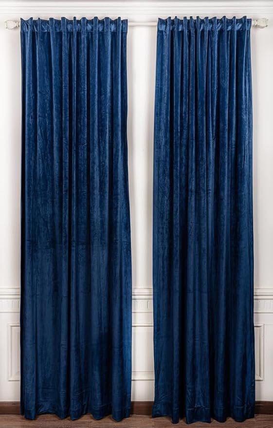 Elegant Blackout Thermal Insulated Curtains - 150x250 CM - 1 Piece,QF1-1