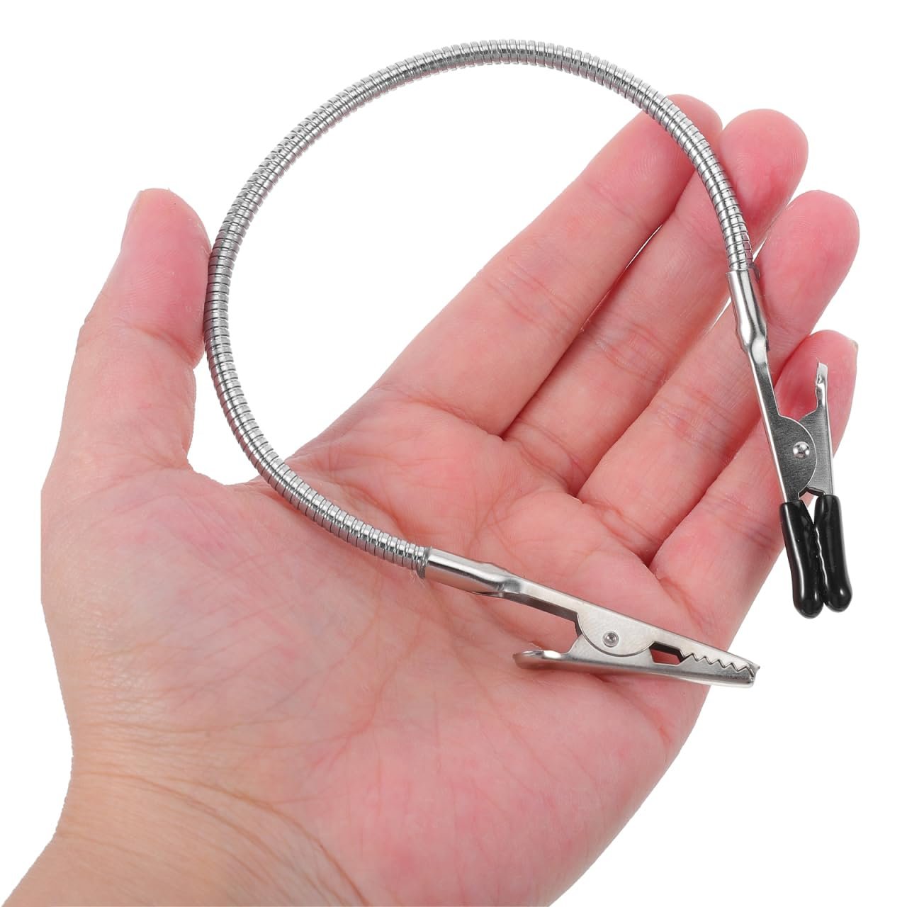 COHEALI Crocodile Clips Double Head Flexible 280mm Anti-Scratch Coating, Photo and Note Clip Holder, 2 Pieces for Office, Home and Picture Display - صورة 10