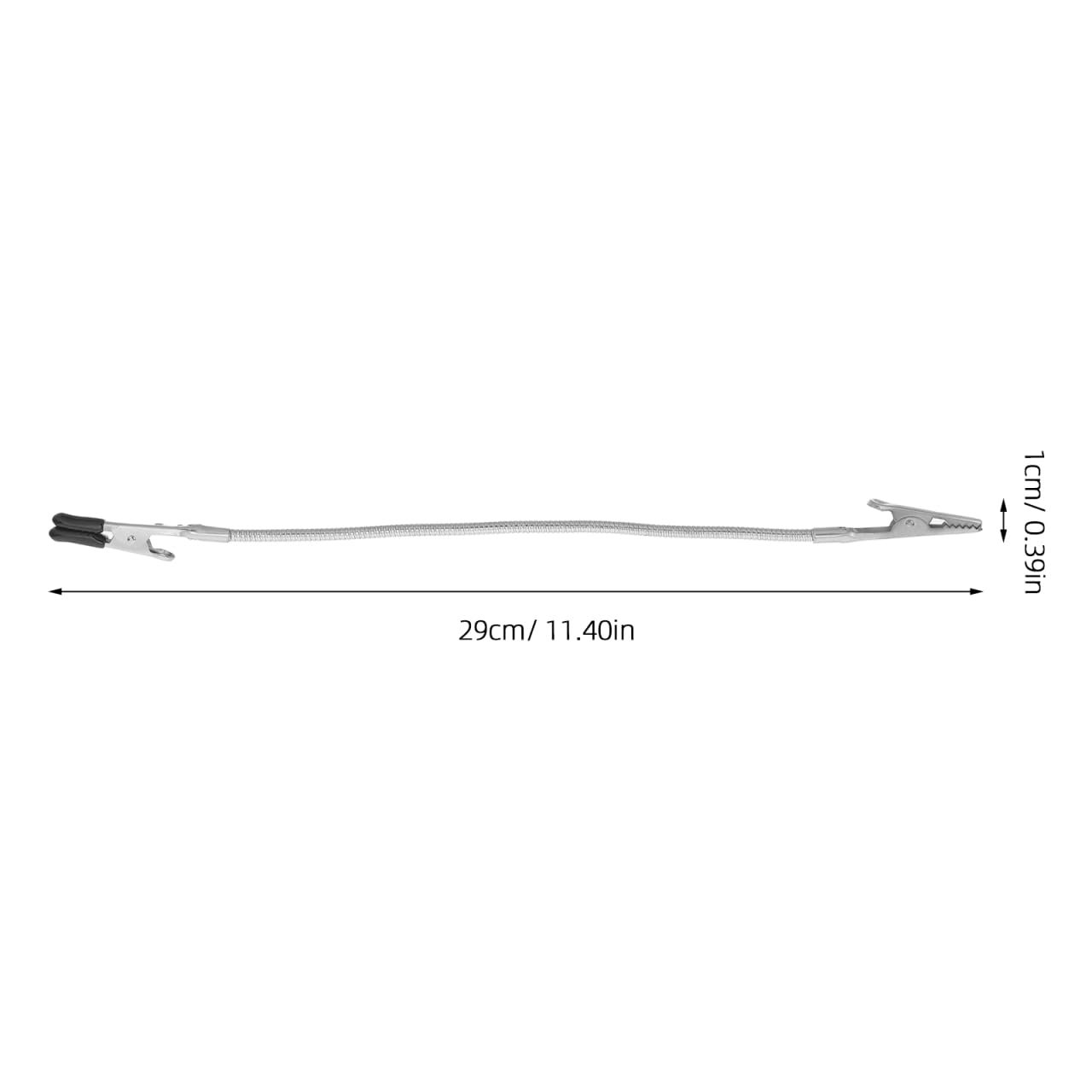 COHEALI Crocodile Clips Double Head Flexible 280mm Anti-Scratch Coating, Photo and Note Clip Holder, 2 Pieces for Office, Home and Picture Display - صورة 12