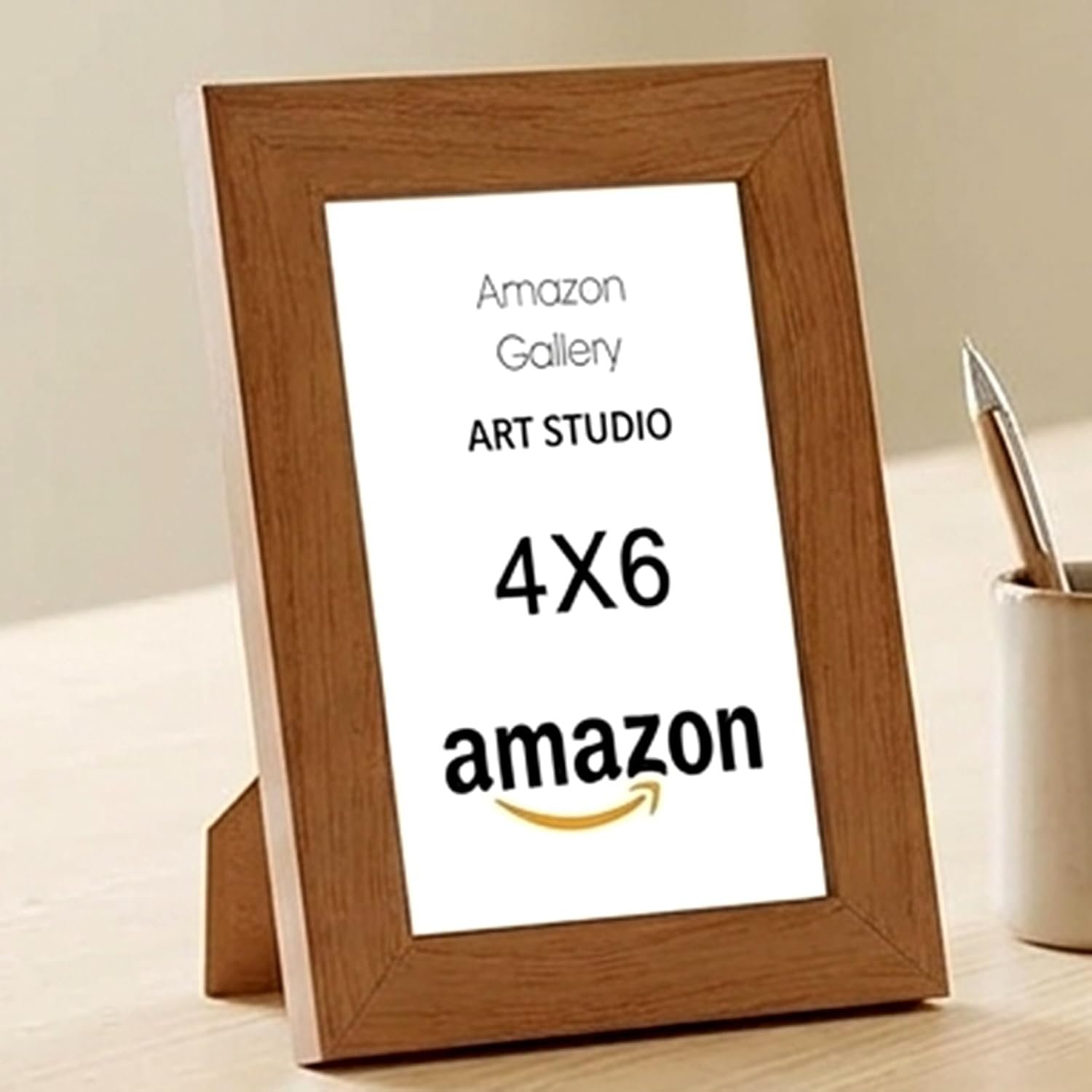 برواز صور 10x15 ستاند مكتب (ذهبي) - صورة 10