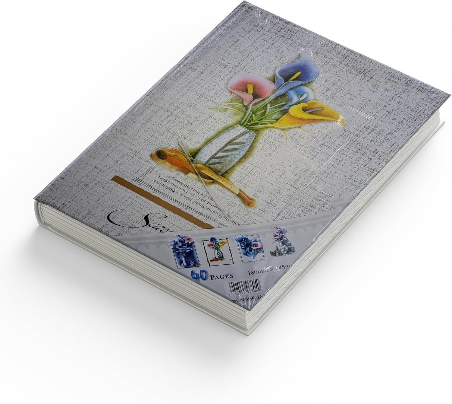📷 ألبوم صور فاخر بحجم 21×15 سم – 40 صفحة بتصميم أنيق لحفظ الذكريات