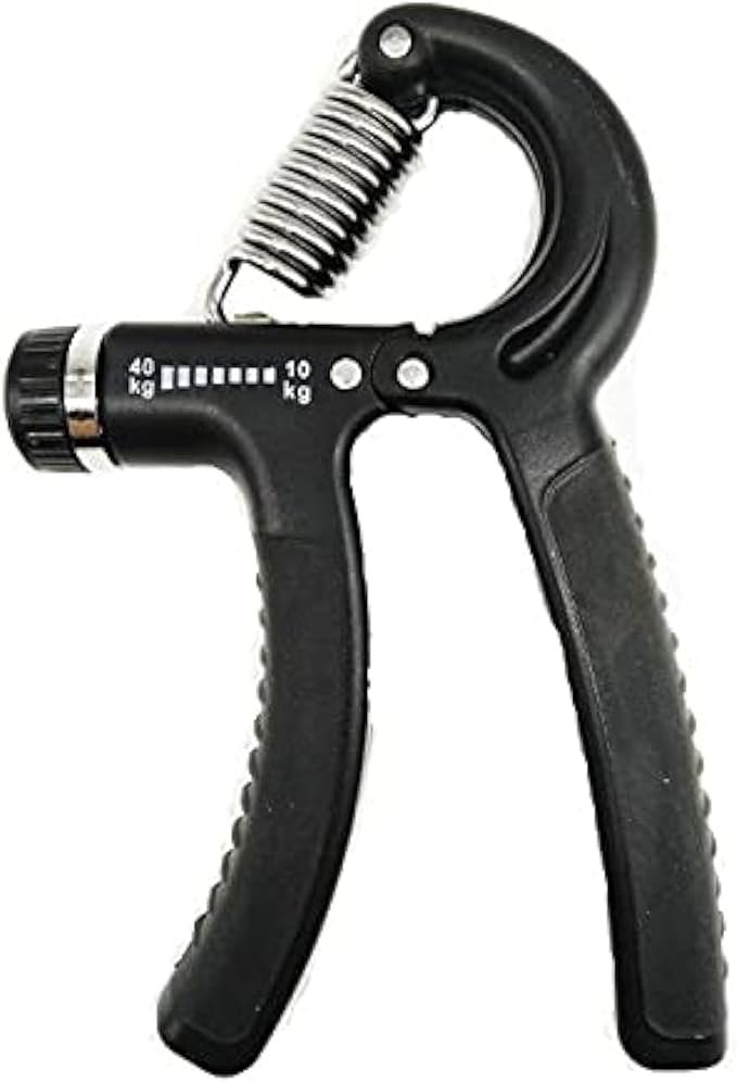 قبضة يد مقاومة قابلة للتعديل لتدريب القوة - اسود، 10-40 كجم