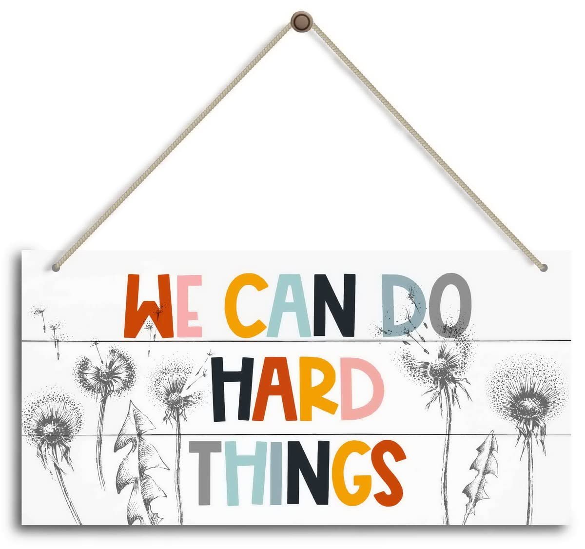 هيلوس We Can Do Hard Things. ديكور مكتب منزلي ملهم، ديكور غرفة النوم، لافتة ديكور منزل المزرعة، أو أي ديكور منزلي آخر
