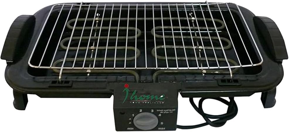 شواية كهربائية من اي هوم، لون أسود، موديل KB-6000