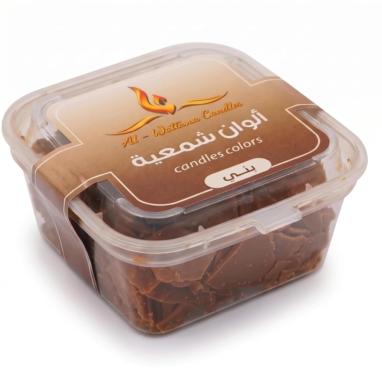 Brown Wax Dye Chips, Natural Color Concentrated Dye for Soy Paraffin Gel Wax - صورة 3