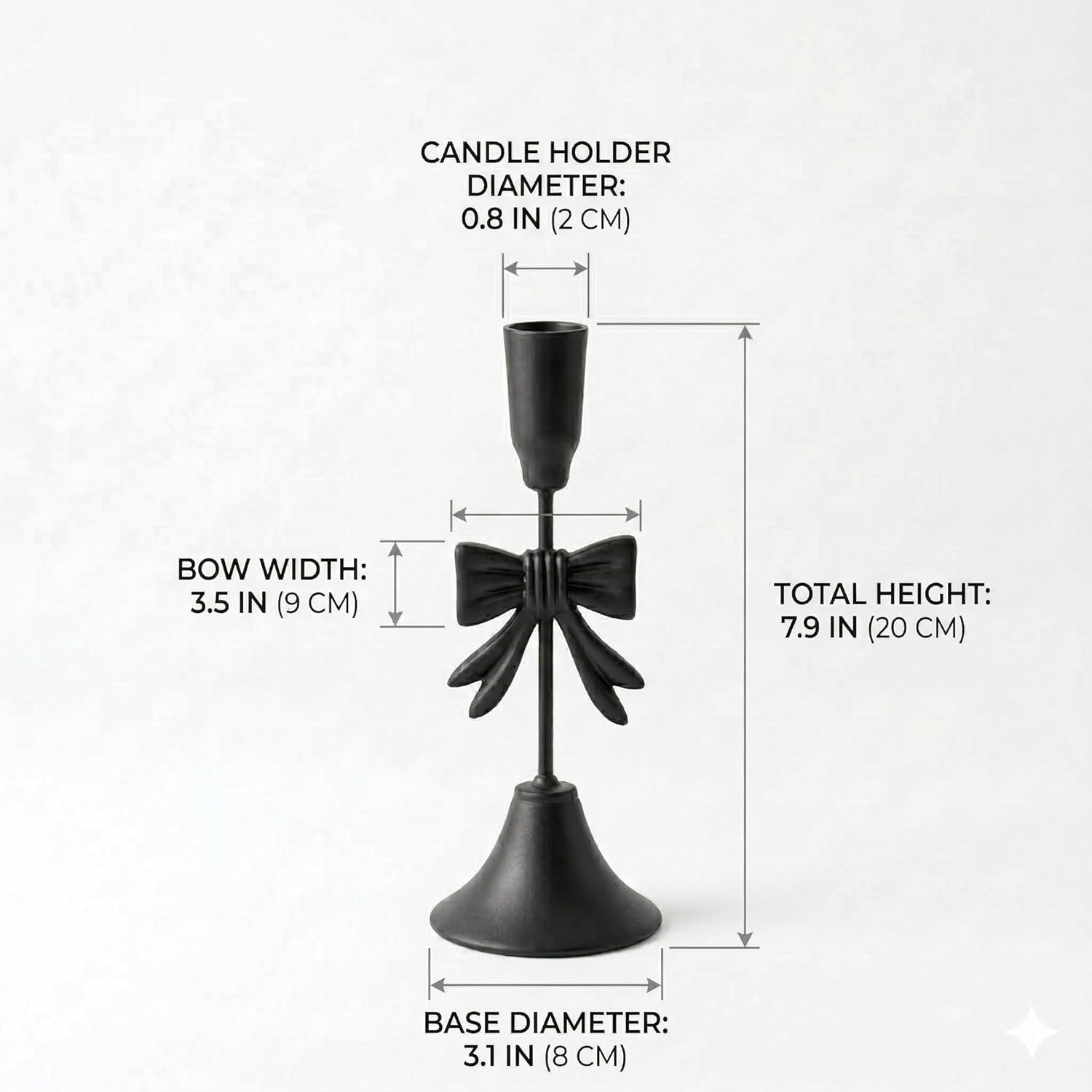 Home Care E-654 Metal Candle Holder (Large) Elegant Decorative Metal Candle Holder for Sophisticated Ambiance - صورة 7