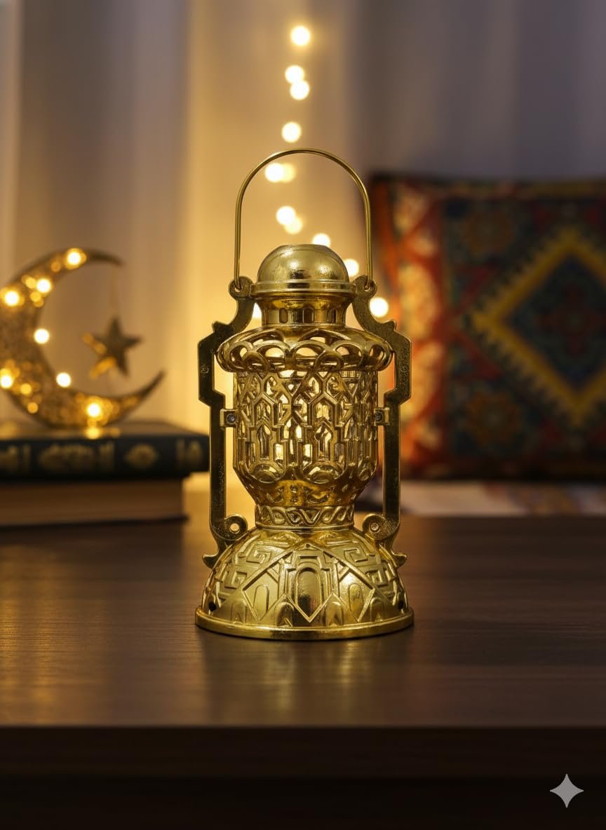 فانوس رمضان بلاستيك فاخر بإضاءة وصوت اغانى رمضان – ديكور احتفالي للأطفال والكبار متعدد الاشكال الالوان (موديل 1) - صورة 3
