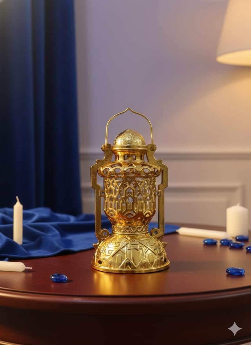 فانوس رمضان بلاستيك فاخر بإضاءة وصوت اغانى رمضان – ديكور احتفالي للأطفال والكبار متعدد الاشكال الالوان (موديل 1) - صورة 4