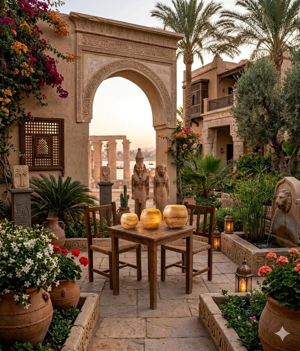 حامل شموع فردي من المرمر المصري، مثالي للشموع المضغوطة، حجر طبيعي يهدئ الأعصاب ويعزز رفاهية ديكور منزلك بلمسة راقية. - صورة 4