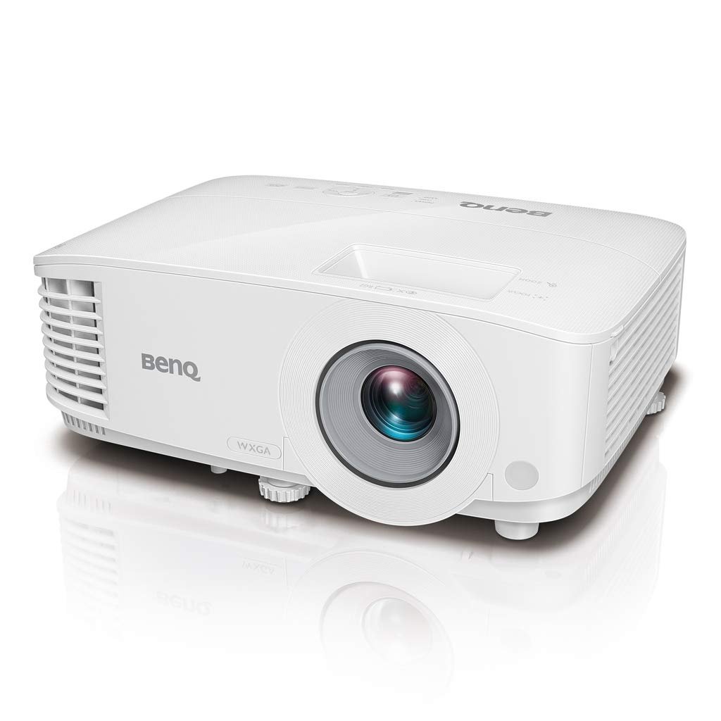 جهاز عرض مكتبي 3600 لومن WXGA من بينكيو MW550 بدقة DLP 1280x800 وسطوع وتباين مرتفع 20000:1 ومنفذ HDMI مزدوج وVGA وكيستون وسهل التركيب والاستخدام مع تقنية سمارت ايكو، 3600 لومين،...