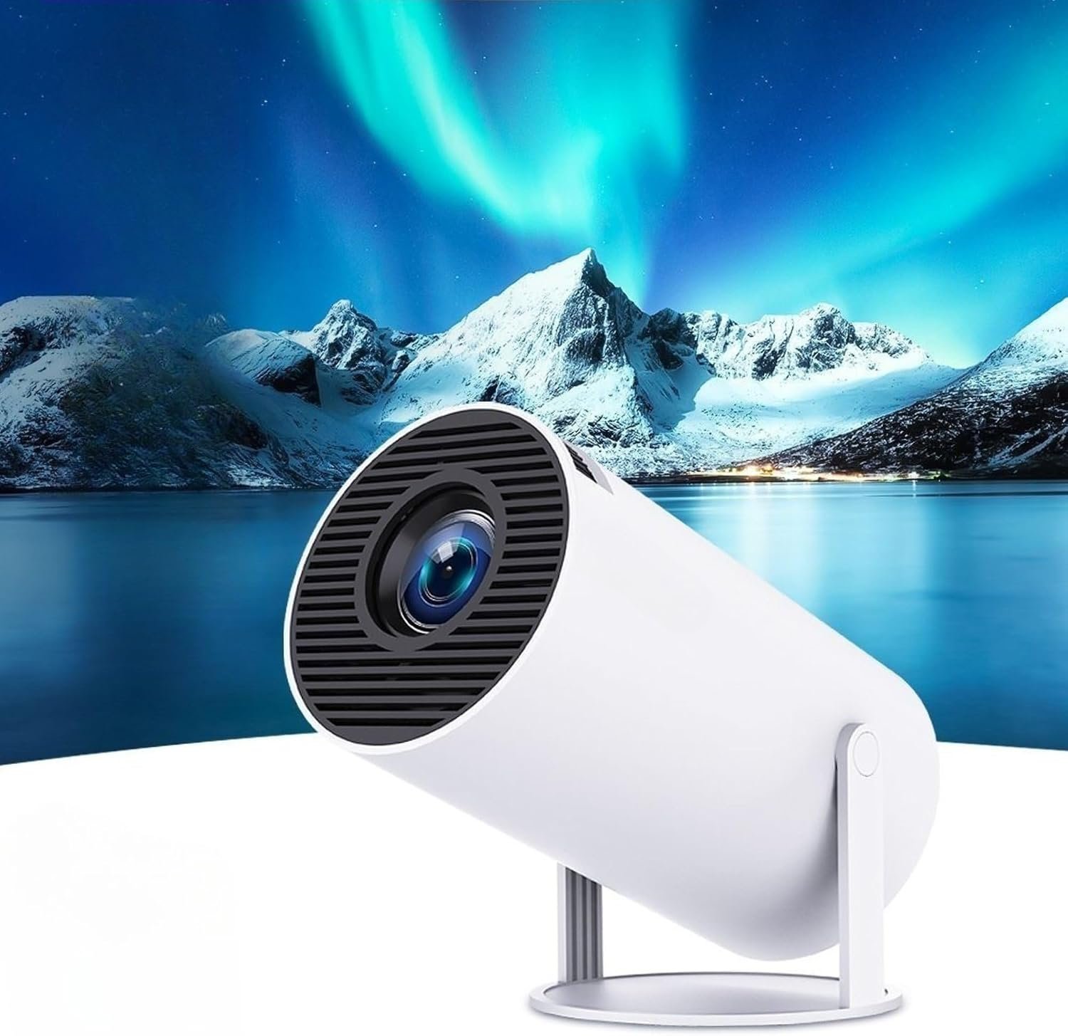 جهاز عرض HY300 برو صغير محمول واي فاي 6 من ريتروبروج، جهاز عرض ليد 1080P، بلوتوث 5.2، USB، مثالي للسينما المنزلية والأفلام والمسلسلات والعروض التقديمية
