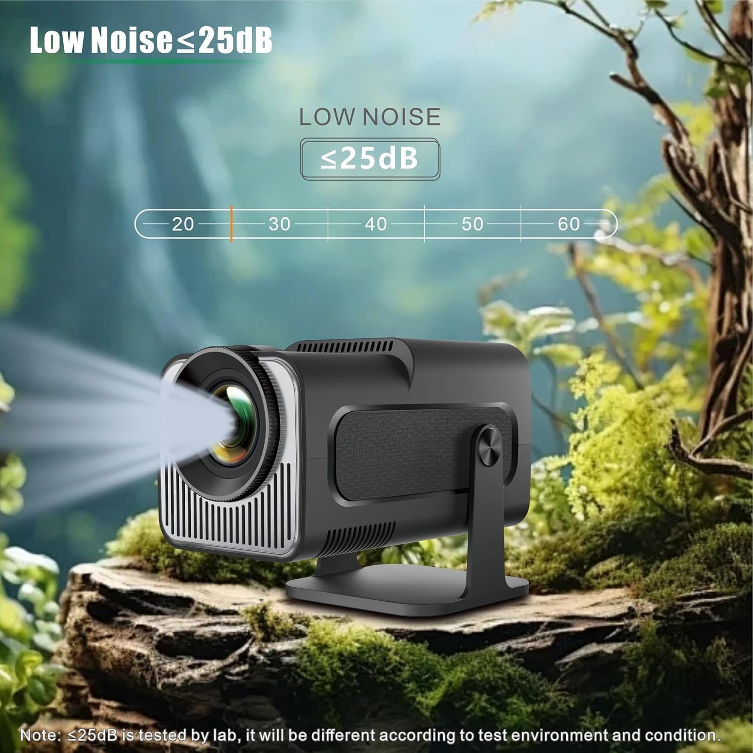 جهاز عرض صغير محمول، 4K 1080P FHD، يدعم جهاز عرض الفيديو، واي فاي 5G بلوتوث 5.0، جهاز عرض سينما قابل للدوران 180 درجة، اندرويد 11، متوافق مع تي في ستيك/ويندوز للاطفال والكبار. PX5 - صورة 7