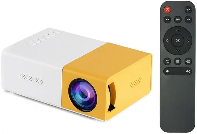 جهاز بروجيكتور صغير محمول ذكي YG-300 جهاز عرض مسرح منزلي يدعم دقة 4K و720P مع منفذ USB وجهاز تحكم، متوافق مع الموبايل واللاب توب وتي في ستيك - صورة 9