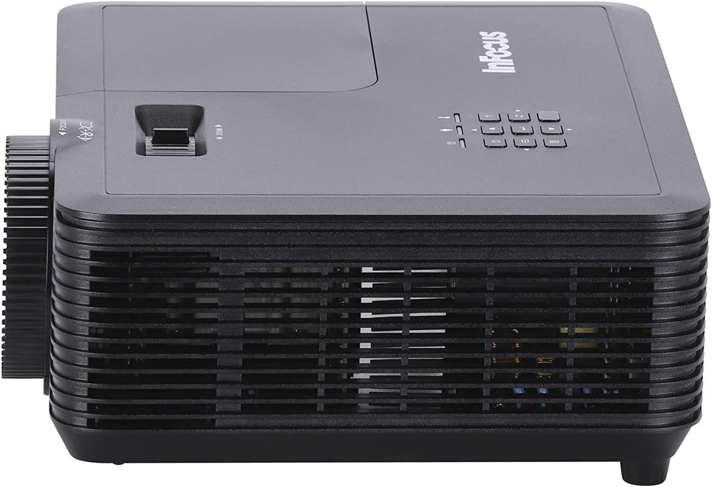 جهاز عرض رقمي انفوكس IN112BB، منفذ HDMI وتقنية معالجة رقمية للضوء ثلاثية الأبعاد، مع منافذ اتصال متعددة، للمسرح المنزلي والعروض التجارية والتعليمية من ان فوكاس - صورة 3
