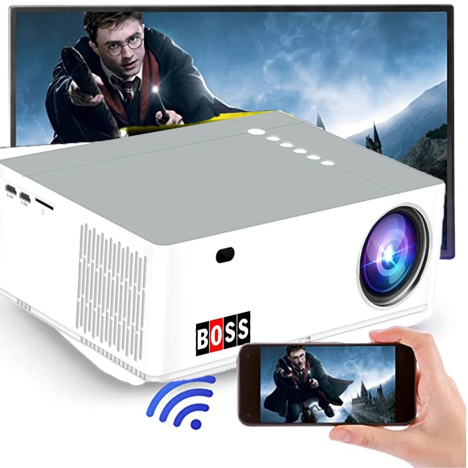 بوس S39A 3840x2160p | نسبة تباين 7000:1 | لومن 6000 | اندرويد 6.0 | ذاكرة RAM: 1 GB روم: 8 GB| يدعم USB وHDMI وواي فاي وبلوتوث | جهاز عرض فيديو للمسرح المنزلي للمنزل والمكتب... - صورة 5