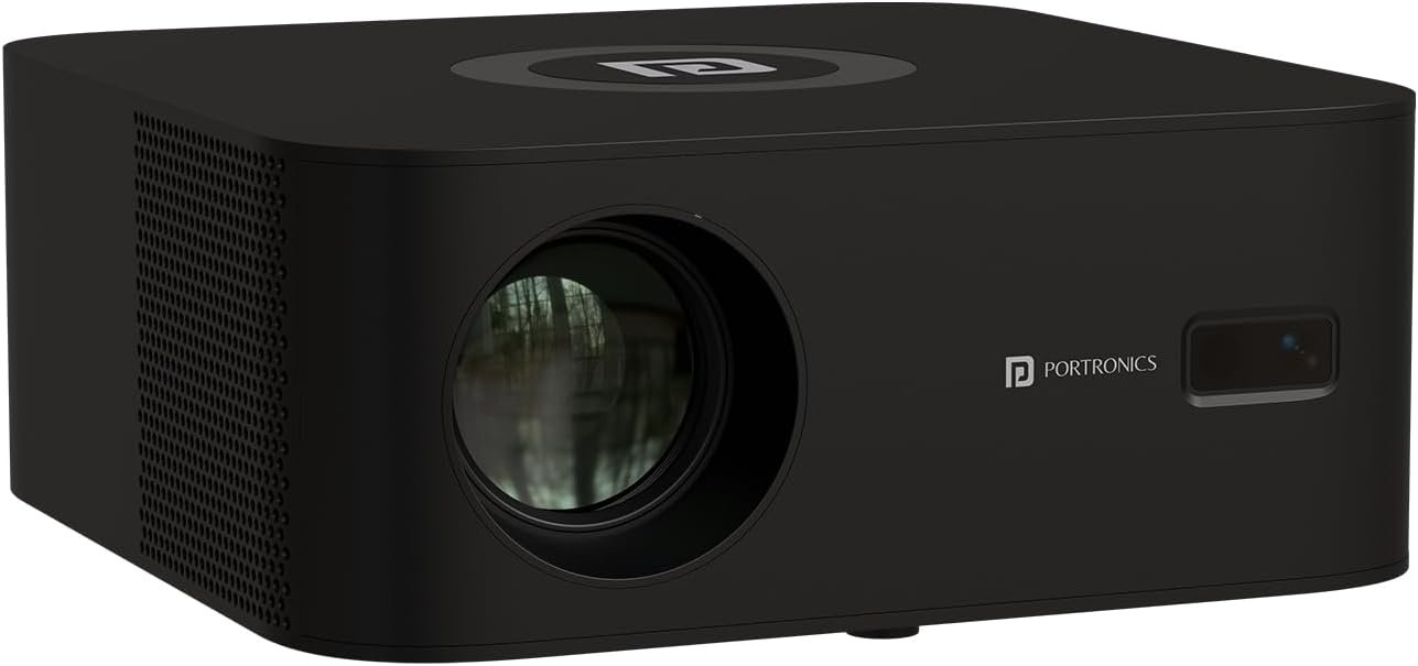 جهاز عرض ال اي دي ذكي بيم 300 مع نظام أندرويد، 4300 لومن (300 ANSI)، دقة FHD 1080P، حتى 200 بوصة، تطبيقات او تي تي، خاصية واي فاي/ايثرنت، انعكاس الشاشة، مكبر صوت 10 وات من... - صورة 9