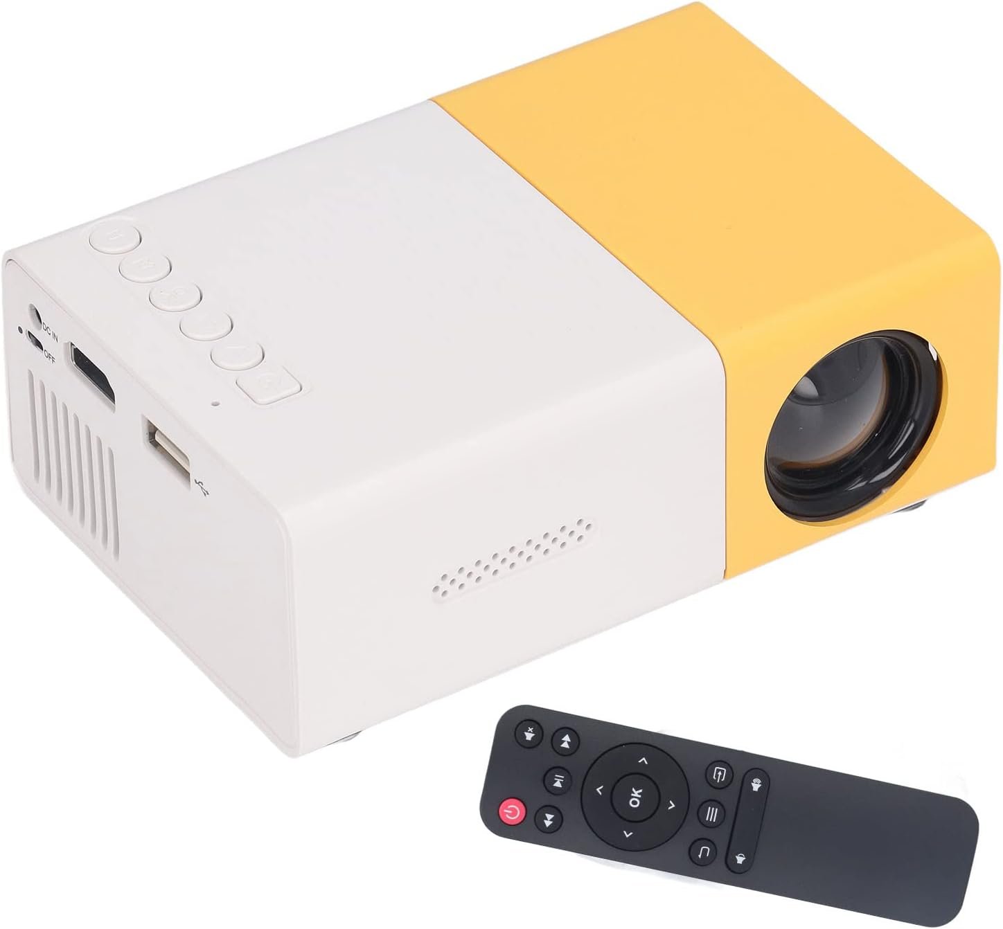 جهاز عرض محمول، صغير 240x320 4:3 TFT LCD، شاشة 24-60 انش، سينما بشاشة كبيرة، للمنزل والخارج، يدعم عمر LED 30000 ساعة (EU)، 1920 x 1080 - صورة 7