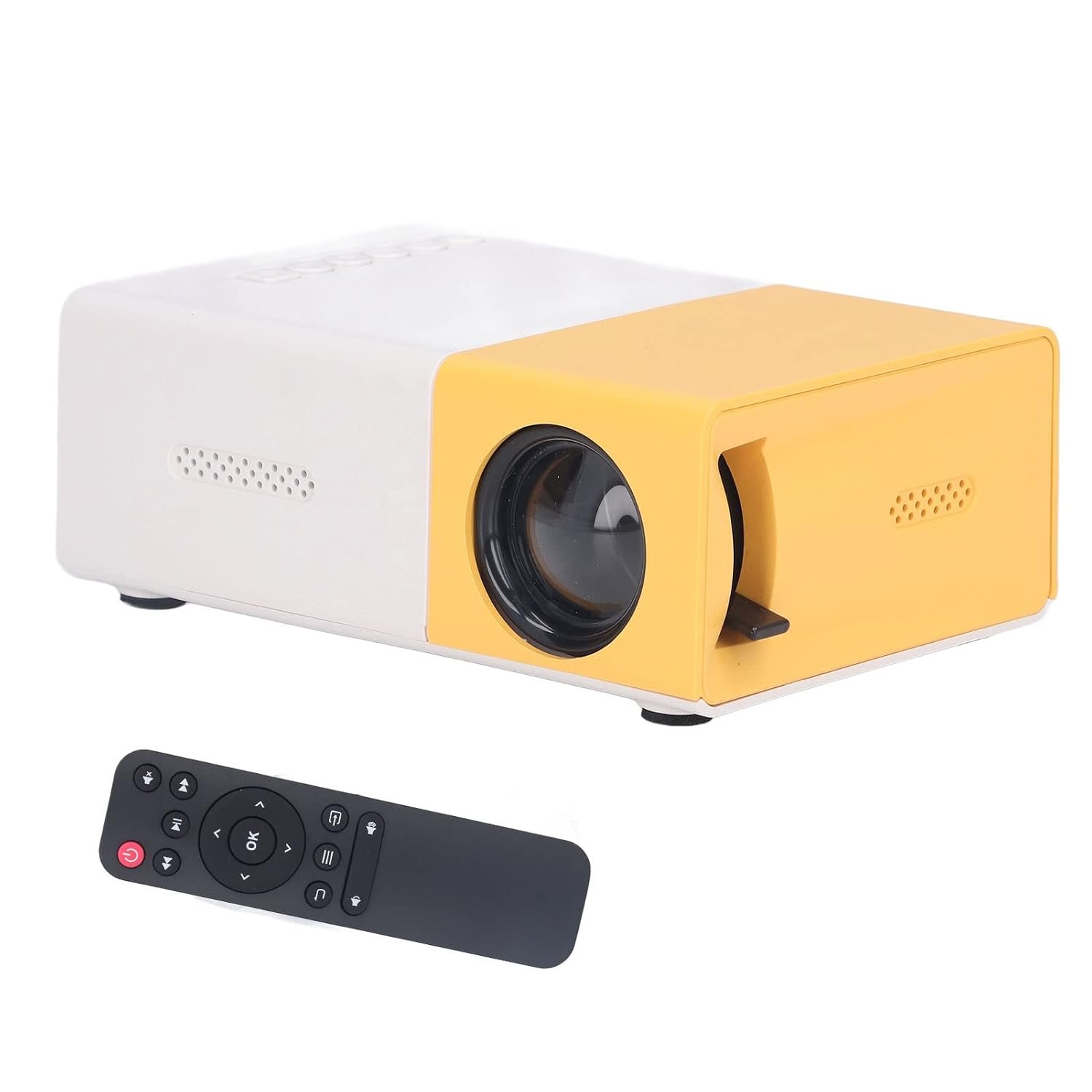 جهاز عرض محمول، صغير 240x320 4:3 TFT LCD، شاشة 24-60 انش، سينما بشاشة كبيرة، للمنزل والخارج، يدعم عمر LED 30000 ساعة (EU)، 1920 x 1080 - صورة 10