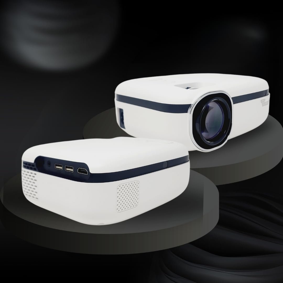 جهاز عرض ال اس 212 LED للمنزل من تونزو 720p اصلي 1080p | سطوع 3500 لومن | شاشة كبيرة 250 انش | منفذ HDMI وUSB وايه في ومخرج صوت | مكبر 5 واط | تركيز مع حجر الزاوية | انعكاس وصب... - صورة 4