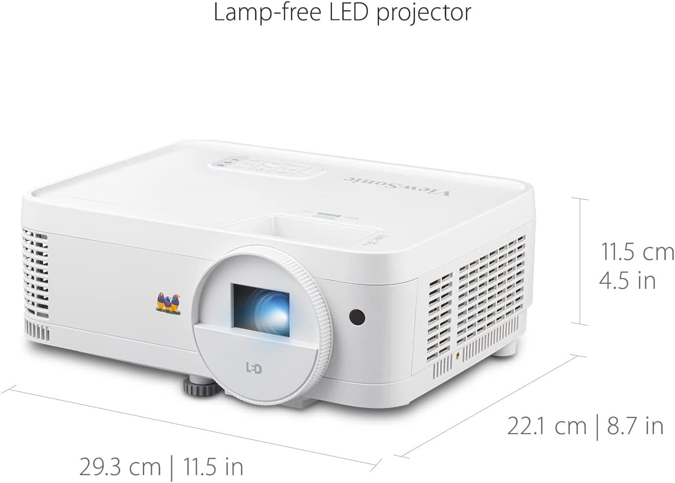 جهاز عرض 3000 لومن من فيوسونيك - LEDWXGA- LS500WHE - صورة 4