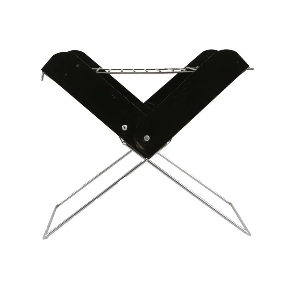 Travel Charcoal Grill – Foldable Portable BBQ Stove for Camping & Outdoor Cooking, Lightweight Compact Grill for Balcony & Trips (Black (Two packs)) - صورة 10