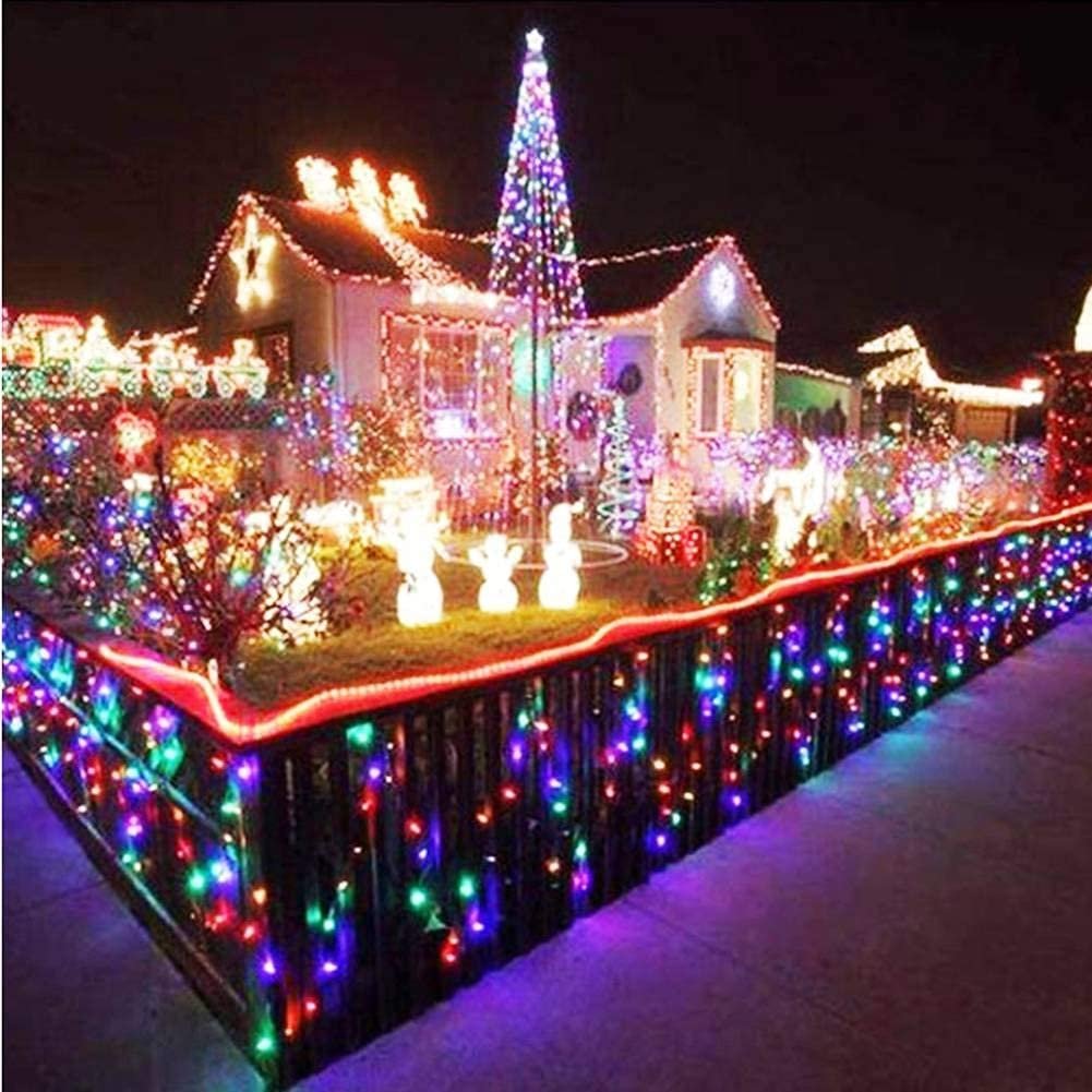 سلسلة مصابيح LED بكسل بطول 12 متر بطول 40 قدم من اكس 14 ستور لتزيين المنزل والكريسماس والديوالي، سلسلة مصابيح LED نحاسية شديدة التحمل على شكل ارز - عبوة من قطعة واحدة (متعددة... - صورة 5