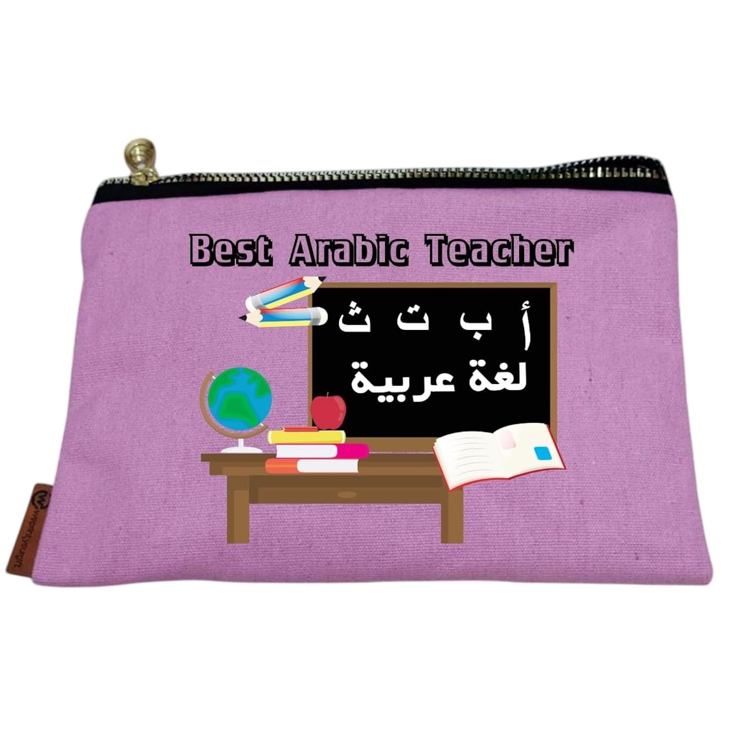 مجموعة المعلمين، مقلمة للمعلم، حامل ادوات مكتبية ومنظم، زهري، افضل معلم عربي، هدية للمعلم، هدايا للمدارس - صورة 6