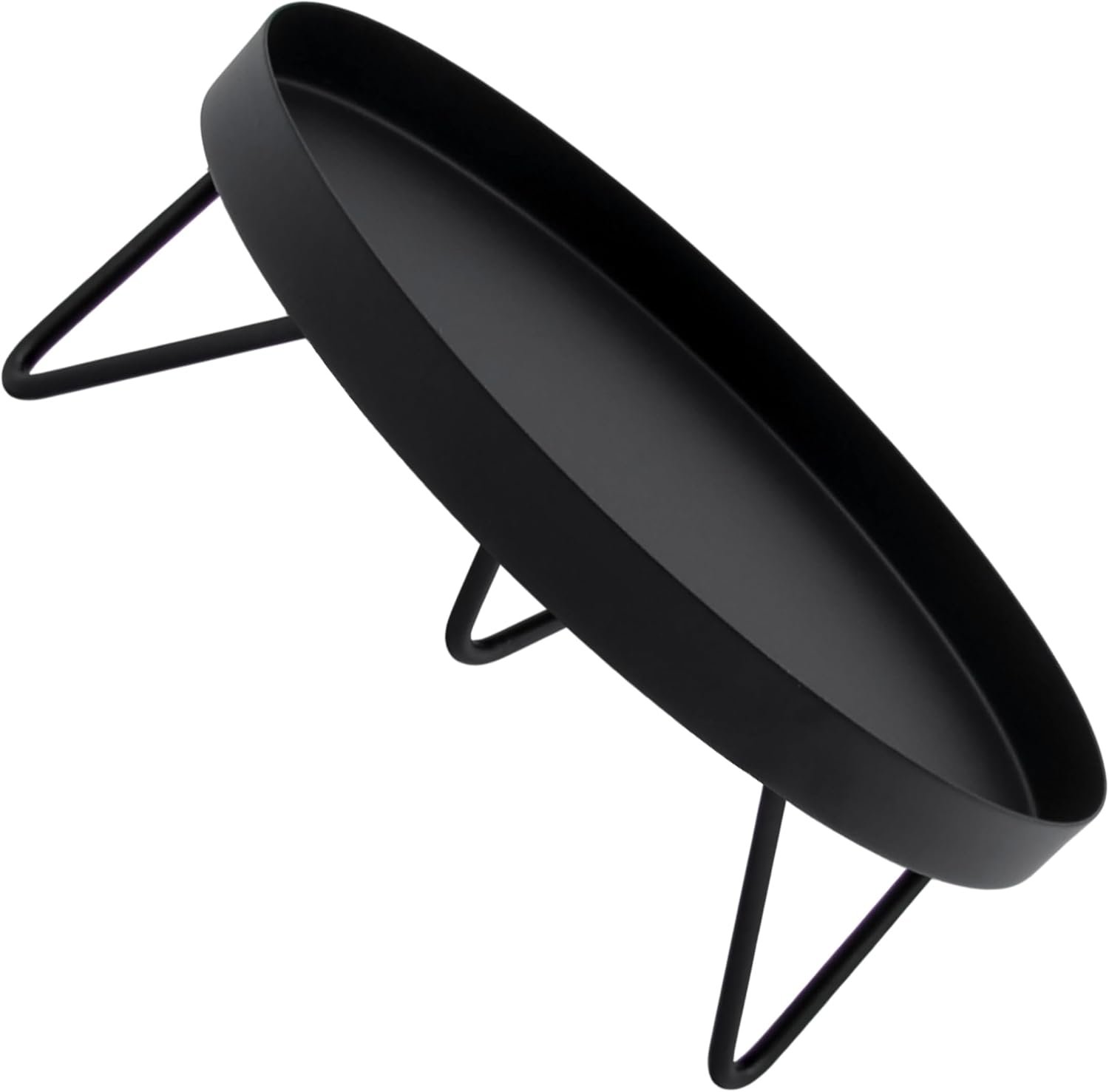 Spetebo Flower Stand Metal Black Round – Diameter 22 cm – Flower Stool Industrial Design for Indoor Use – Plant Stand Flower Plate Plant Pedestal Flower Pot Stand Plants... - صورة 6