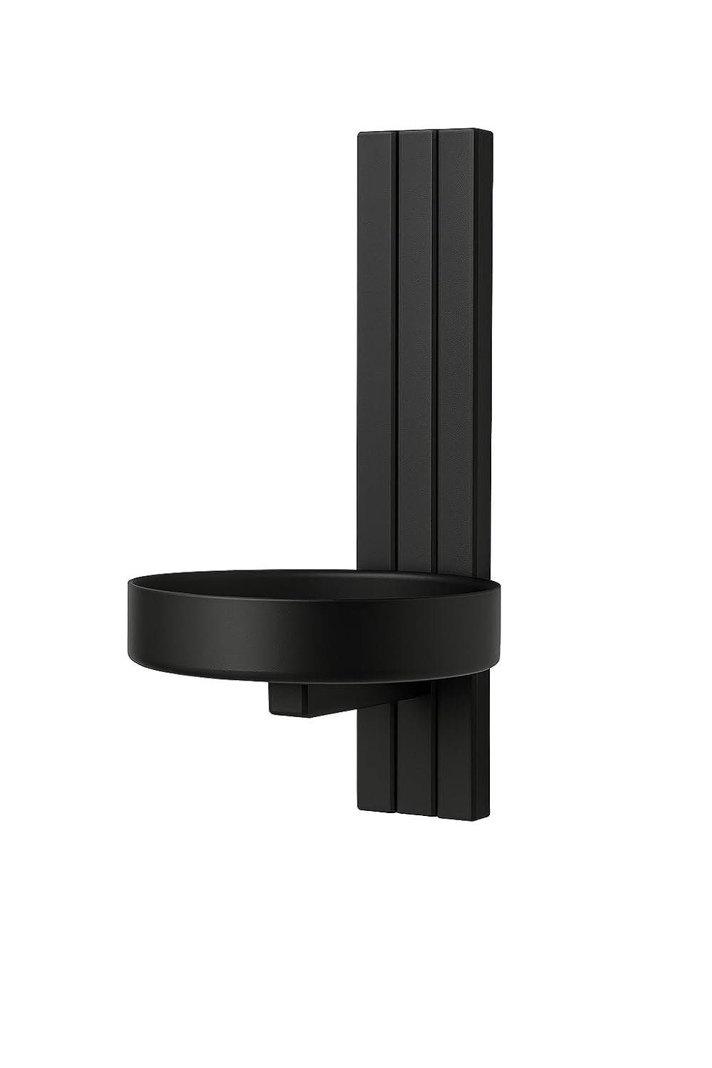 Plant Shelf Wall - Hanging Flower Holder - Made of Metal, Modern Wall Decoration for Living Room, Teenager's Room, Bedroom, Kitchen - 12 x 15 x 24 cm - Black - Pot Hole Diameter... - صورة 8