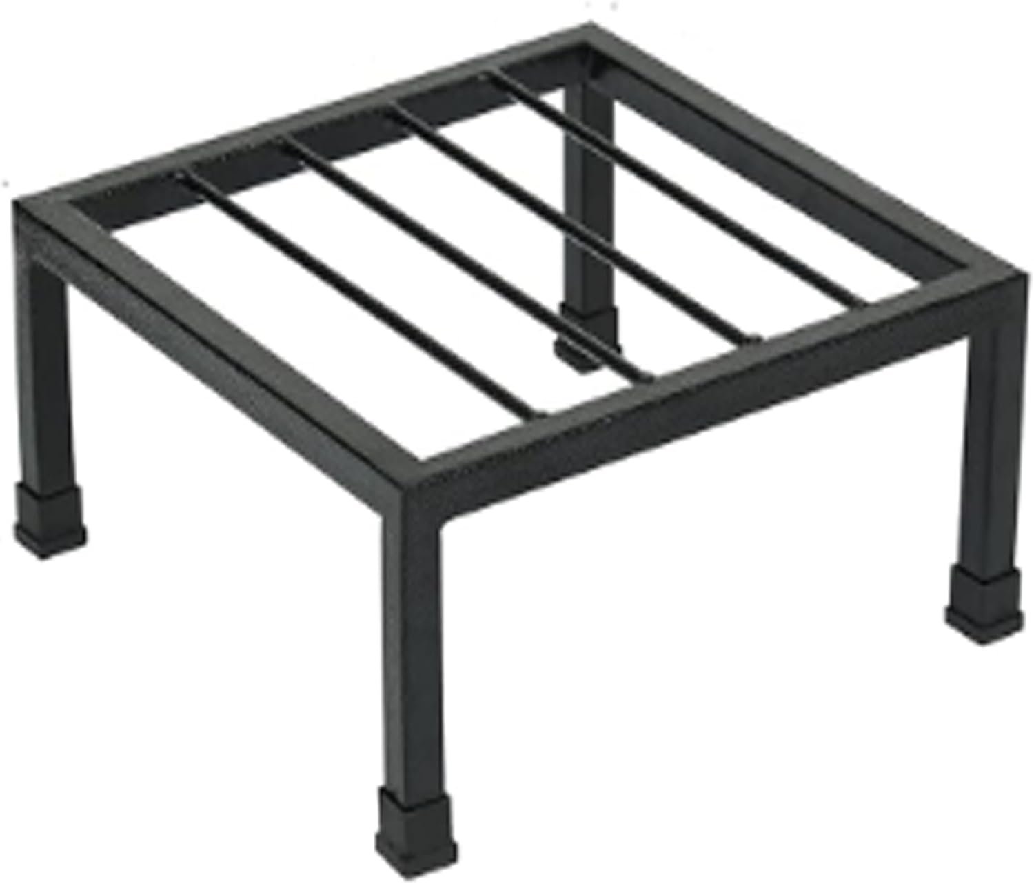 Multiple Black Metal Plant Stand | Plant Stand for Balcony | Outdoor Indoor Planter (4LS) - صورة 3