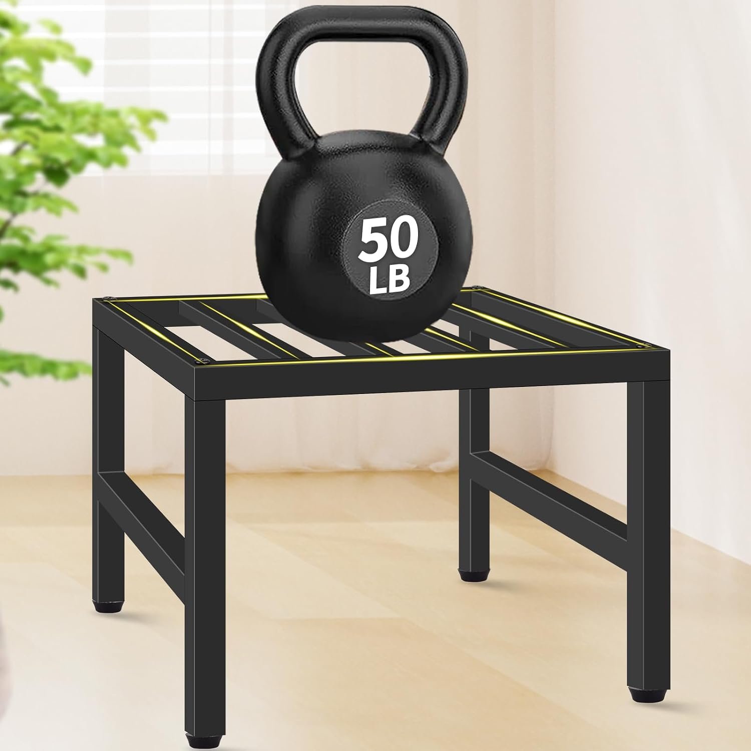 Plant Stand Indoor Outdoor, Heavy Duty Wrought Iron Pedestal Stands Metal Plant Stand for Indoor Outdoor, Sturdy Low Flower Stand Display Planter Shelf, 1pcs, Black - صورة 7