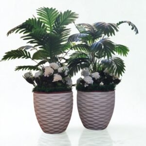 بوت شجر مع زهور