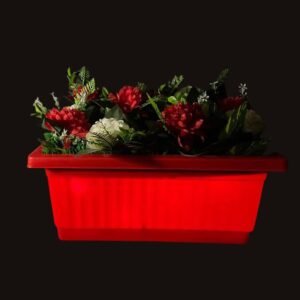 حوض زهور مضئ