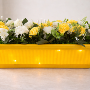 حوض زهور مضئ كبير