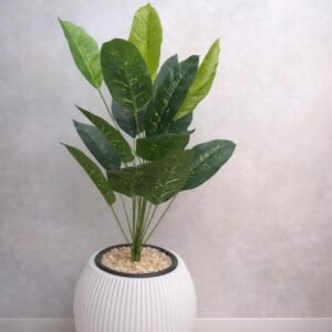 شجرة موز صناعية أوراق كثيفة 18 ورقة