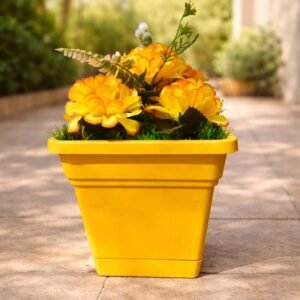 بوت زهور مربع اصفر