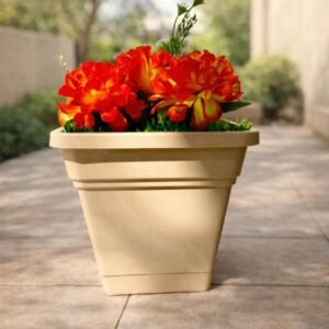 بوت زهور مربع بيج