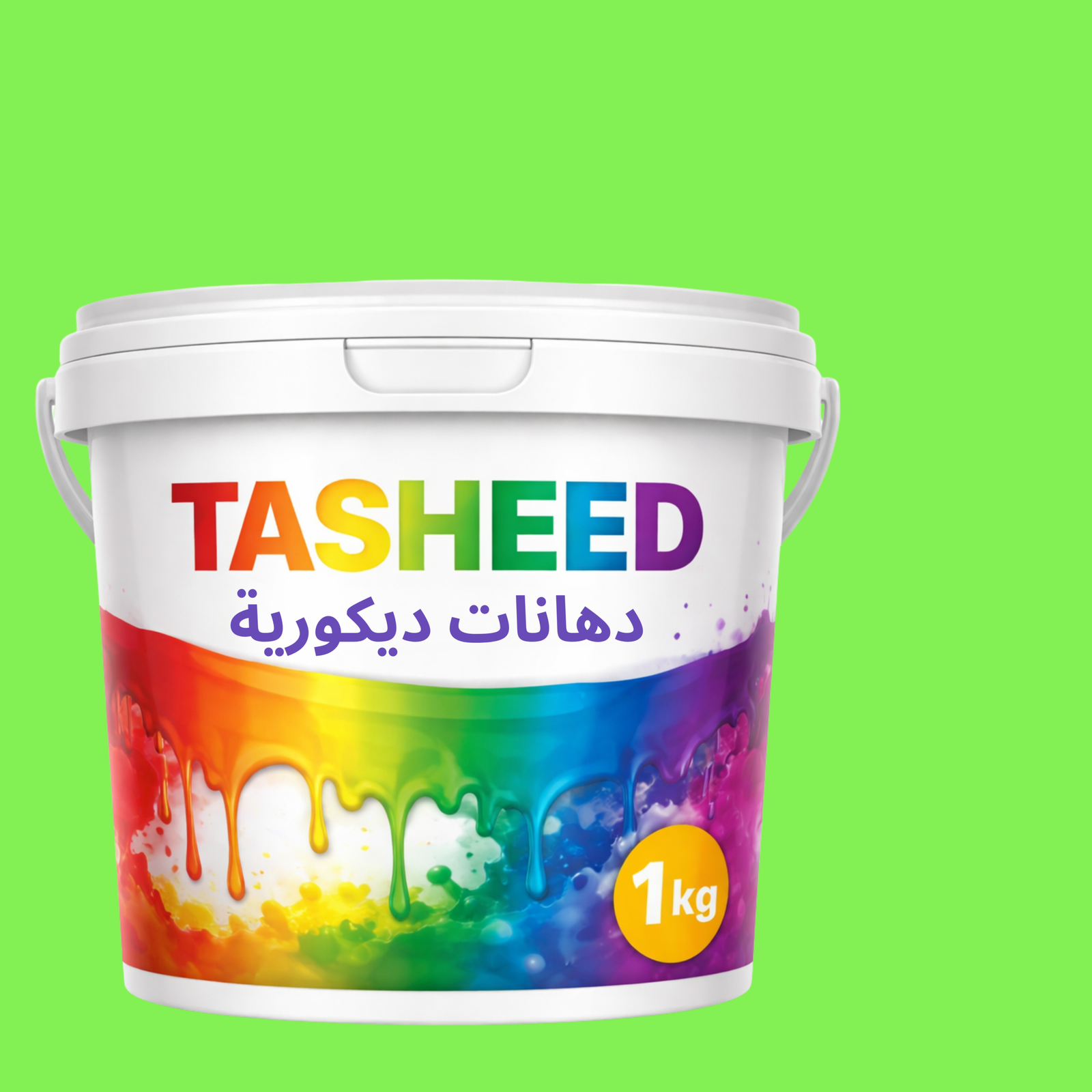 دهانات ديكوريه اللون الاخضر